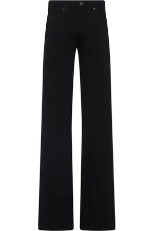Balenciaga Jeans, Dames, Zwart, S, Katoen, Klassieke zwarte jeans voor vrouwen