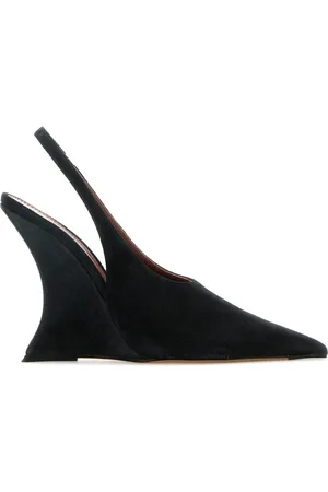 PARIS TEXAS Schoenen, Dames, Zwart, 40 EU, Leer, Slingback Pumps