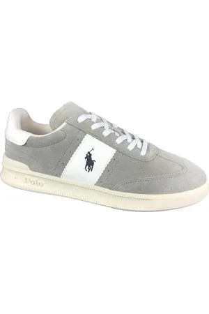Ralph Lauren Schoenen, Heren, Grijs, 45 EU, Casual Sneakers voor Mannen