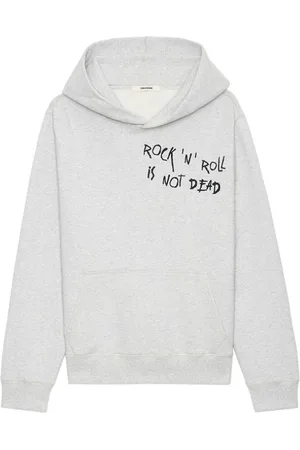 Zadig & Voltaire Sweatshirts & Hoodies, Heren, Grijs, M, Stijlvol T-shirt voor mannen