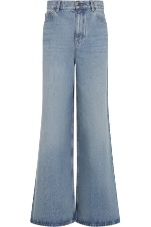 Chloé Jeans, Dames, Blauw, W27, Katoen, Blauwe Katoenen Broek Stijlvol Comfortabel