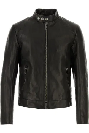 Bally Jassen, Heren, Zwart, L, Leer, Stijlvolle Leren Jassen voor Mannen en Vrouwen