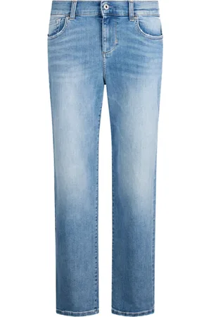 Liu Jo Jeans, Dames, Blauw, W28, Denim, Gebruikte Denim Boyfriend Jeans