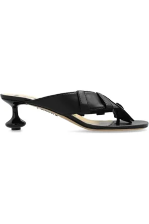 Loewe Schoenen, Dames, Zwart, 36 EU, Zwarte Sandalen met Toy Hak