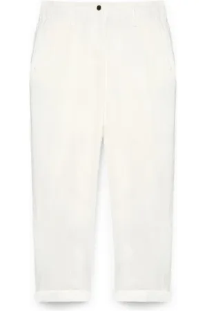 Fiorella rubino Broeken, Dames, Wit, XL, Katoen, Katoenen ballonbroek