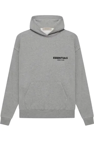 FEAR OF GOD Sweatshirts & Hoodies, Heren, Grijs, S, Katoen, Dark Oatmeal Hoodie Ss 22 Limited Edition