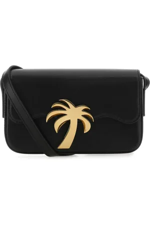 Palm Angels Tassen, Dames, Zwart, ONE Size, Katoen, Stijlvolle Crossbody Tassen met Borsa Detail