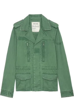 Zadig & Voltaire Jassen, Dames, Groen, S, Stijlvolle Jas voor Mannen