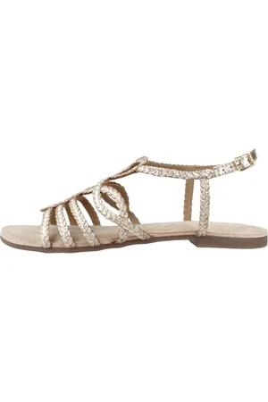 Gioseppo Schoenen, Dames, Geel, 36 EU, Yakima Platte Sandalen voor Vrouwen