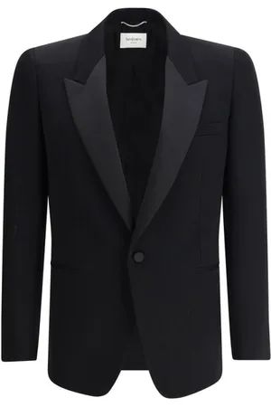 Saint Laurent Pakken, Heren, Zwart, S, Elegant Zwart Dinner Jacket