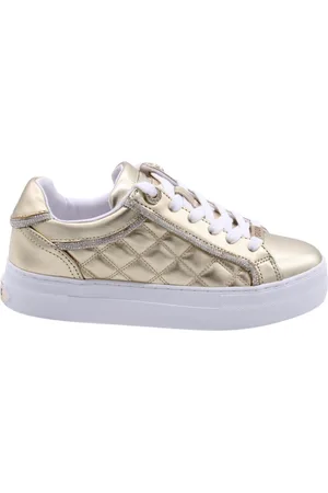 Guess Schoenen, Dames, Geel, 39 EU, Bastrop Sneaker