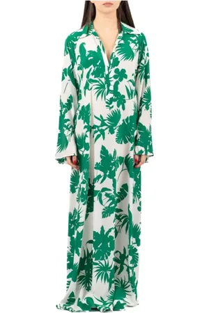 Max Mara Kleedjes, Dames, Groen, S, Elegante Jurk Studio Collectie