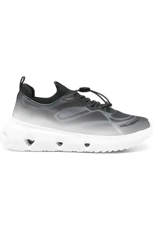 Karl Lagerfeld Schoenen, Dames, Zwart, 39 EU, logo-versierde sneakers
