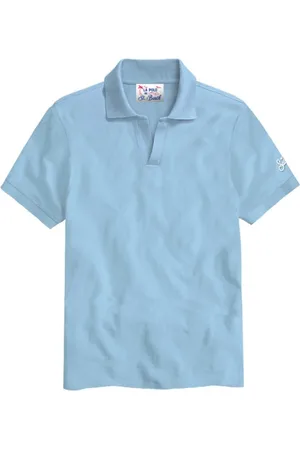 MC2 SAINT BARTH Tops, Heren, Blauw, 2Xl, Blauwe T-shirts en Polo
