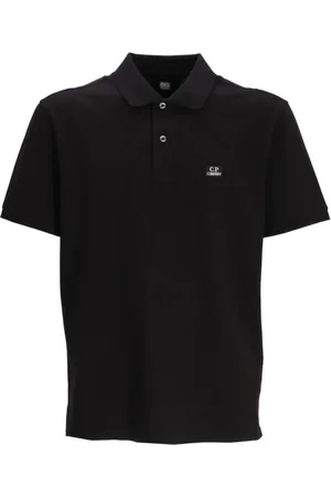 C.P. Company Tops, Heren, Zwart, 3Xl, Katoen, Logo Polo Shirt
