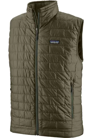 Patagonia Jassen, Heren, Groen, S, Leer, Nano Puff Lichtgewicht Geïsoleerde Jas