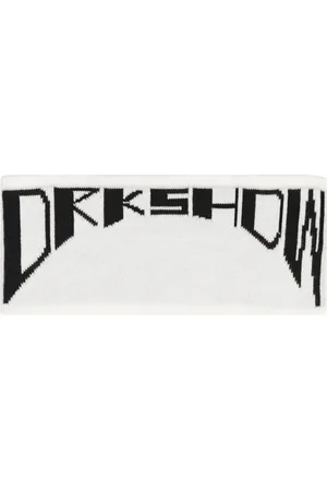 Rick Owens Accessoires, Heren, Wit, ONE Size, Katoen, Katoenen band met contrasterend kleurlogo