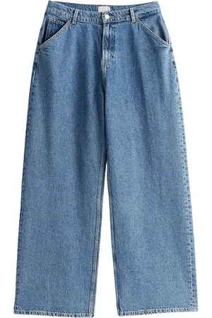 Tommy Hilfiger Jeans, Dames, Blauw, L, Denim, Vintage Denim Jeans