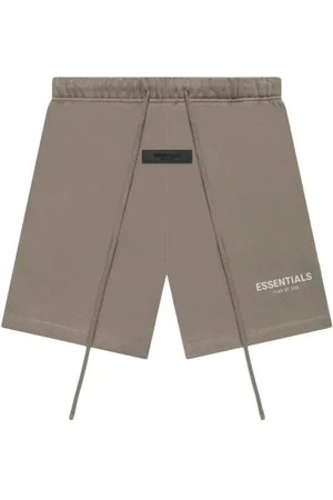 FEAR OF GOD Korte broeken, Heren, Grijs, L, Neutrale Desert Taupe Shorts Ss 22