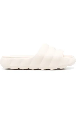Moncler Schoenen, Dames, Wit, 39 EU, Witte Stijlvolle Sandalen