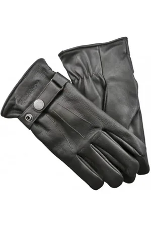 Redskins Accessoires, Heren, Zwart, M, Bruin Leren Handschoenen