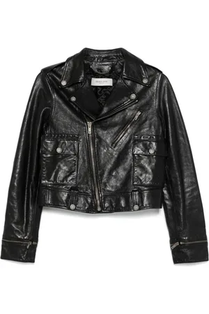 Golden Goose Jassen, Dames, Zwart, XS, Zwart rits-voor buitenkleding met zakken