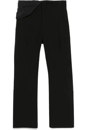 Post Archive Faction PAF Broeken, Heren, Zwart, L, Katoen, Zwarte technische broek met klep