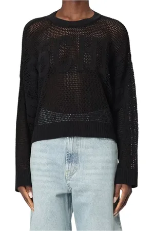 Moschino Truien, Dames, Zwart, XS, Zwarte Sweaters voor Stijlvolle Look