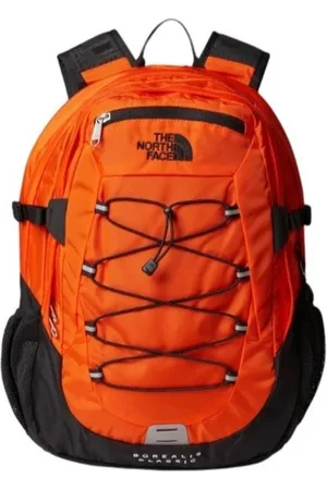 The North Face Tassen, Heren, Oranje, ONE Size, Oranje Rugzak met Gewatteerd Mesh