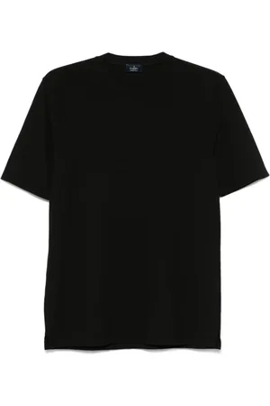 BARBA Tops, Heren, Zwart, XL, Zwarte T-shirts en Polos