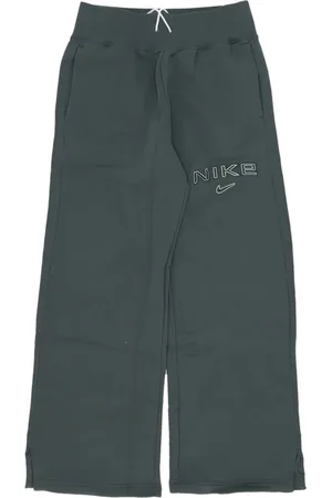Nike Broeken, Dames, Groen, M, Katoen, High-Rise Fleece Sportkleding Groen