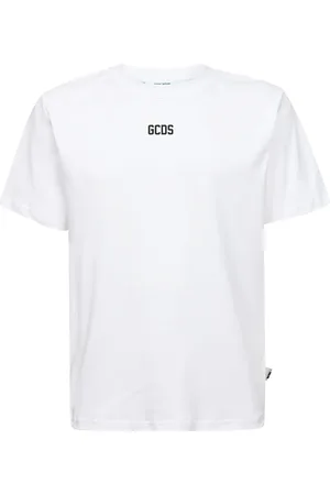 GCDS Tops, Heren, Wit, XL, Lichte witte T-shirts en Polos