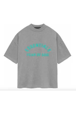 FEAR OF GOD Tops, Heren, Grijs, S, Donkergrijs Heavy T-shirt