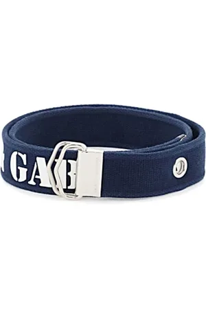 Dolce & Gabbana Accessoires, Dames, Blauw, 95 CM, Stijlvol Leren Riem voor Mannen