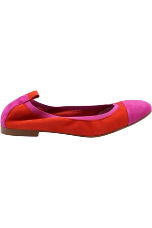 E mia Schoenen, Dames, Rood, 39 EU, Elegante Ballerina Schoenen voor Vrouwen