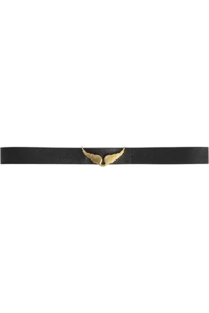 Zadig & Voltaire Accessoires, Dames, Zwart, S, Zwarte Riemencollectie