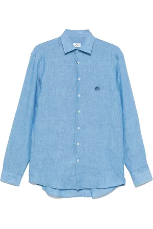 Etro Overhemden, Heren, Blauw, L, Stijlvolle overhemden voor mannen en vrouwen