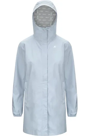 K-Way Jassen, Dames, Blauw, L, Polyester, Sophie Stretch Dot Hoodie