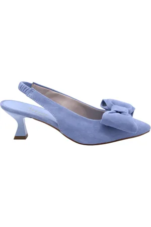 E mia Schoenen, Dames, Blauw, 40 EU, Slingback Sandalen Salai
