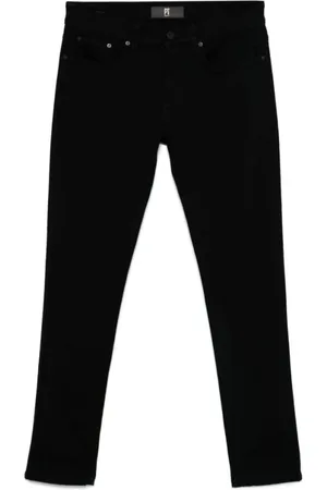 PT01 Jeans, Heren, Zwart, W31, Denim, Zwarte Skinny Cut Denim Jeans