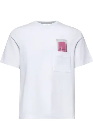Jacquemus Tops, Heren, Wit, XS, Stijlvolle T-shirts en Polos