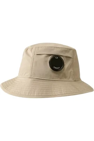 C.P. Company Accessoires, Heren, , M, Nylon, Geborduurde Stiksel Bucket Hat Nylon