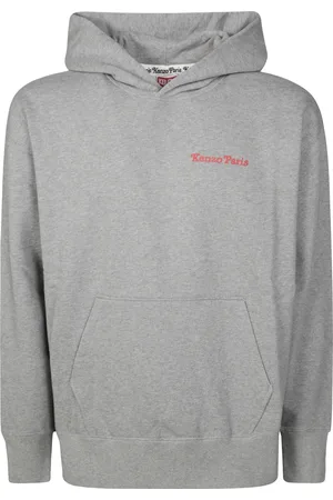 Kenzo Sweatshirts & Hoodies, Heren, Grijs, M, Katoen, Oversize Hoodie Collectie