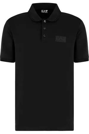 EA7 Tops, Heren, Zwart, XL, Zwarte T-shirts en Polos Collectie