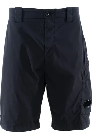 C.P. Company Korte broeken, Heren, Blauw, S, Katoen, Stijlvolle Casual Cargo Shorts