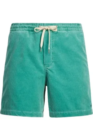 Ralph Lauren Korte broeken, Heren, Groen, XL, Katoen, Corduroy Prepster Shorts