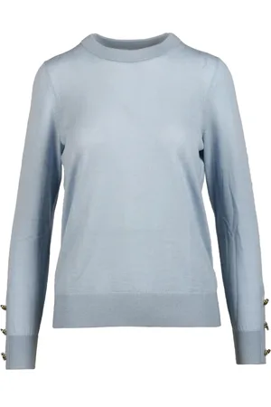Michael Kors Truien, Dames, Blauw, S, Wol, Maglia