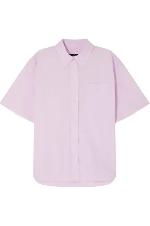 Soeur Blouses & Shirts, Dames, Roze, M, Katoen, Oversized Shirt