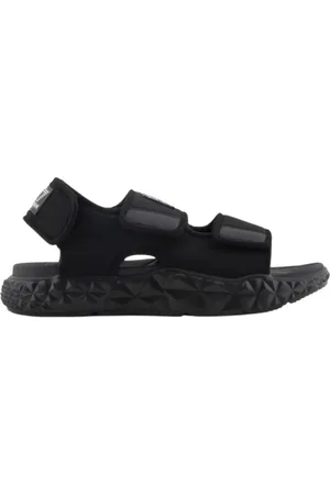 EA7 Schoenen, Heren, Zwart, 44 EU, Zwarte Sandalen voor Mannen