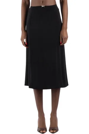 Paco rabanne Rokken, Dames, Zwart, S, Zwarte Viscose Elastaan Jurk
